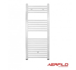 Towel dryer/bathroom radiator design Aerfild Plano 450x1200 mm, alb