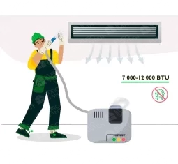 Maintenance of narrow-duct air conditioner (without warranty) 7000-12000 BTU