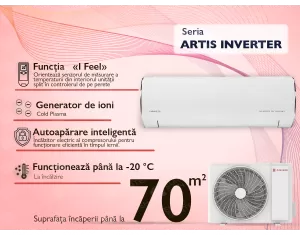 Conditioner Inverter PIONEER KFRI60LW / KORI60LW NORD-20 Incalzirea pana la -20C