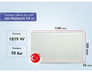 Radiator panel din otel DD PREMIUM TIP 21 500x1200