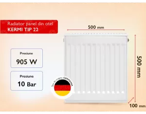 Steel panel radiator KERMI TIP 22 500x500