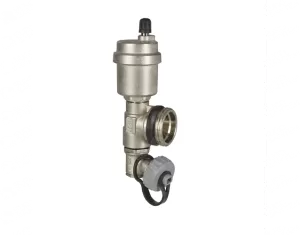 ICMA end distributor tee with automatic air vent
