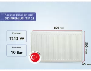 Steel panel radiator DD PREMIUM TIP 21 500x800