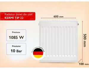 Radiator panel din otel KERMI TIP 22 500x600