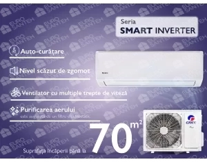 Conditioner GREE SMART Inverter R32 GWH24QE-24000 BTU
