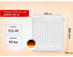 Radiator panel din otel KERMI TIP 22 500x400
