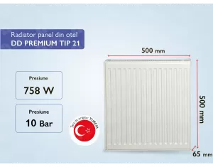 Steel panel radiator DD PREMIUM TIP 21 500x500
