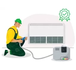 Prevention of the console air conditioner (under warranty)