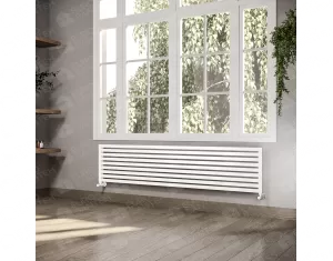 ALUMINUM HORIZONTAL RADIATOR TRIO HRZ height 800 mm. width 300 mm. white mat