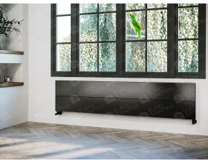 Calorifere decorativ LOJIMAX, colectia WEI DOUBLE HRZ, negru mat