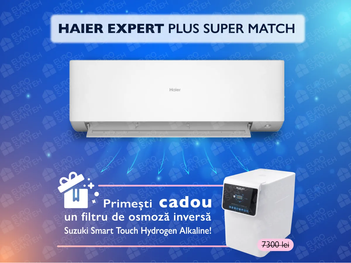 Aparat de aer conditionat HAIER EXPERT Plus DC Inverter Super Match AS25XCAHRA -1U25S2SM1FA
