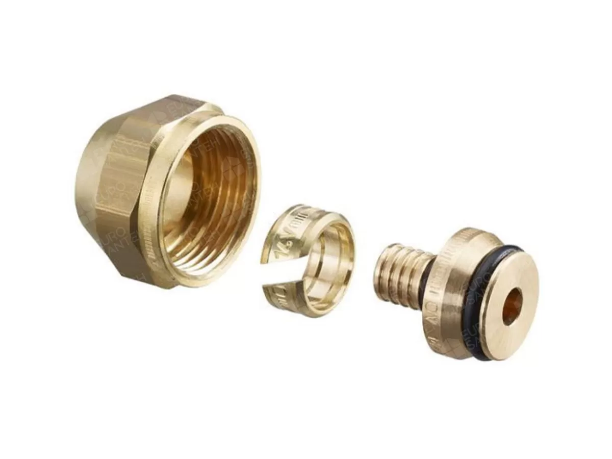 Adaptor eurocon pentru teava multistrat PEX-AL-PEX d.16 mm.x 2 