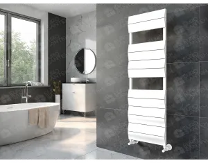 Uscător de prosoape de design LOJIMAX colecția LIA 1000x600 mm, Alb