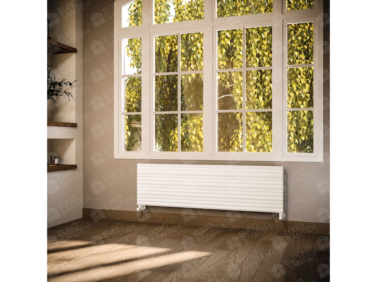 ALUMINUM HORIZONTAL RADIATOR FIONA DOUBLE HRZ высота 800 мм. ширина 299 мм. черный мат