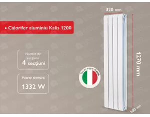 Aluminum radiator Kalis 1200 (4 elem.)