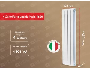 Aluminum radiator Kalis 1600 (4 elem.)