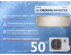 Air conditioner GREE U-CROWN, GOLD Inverter GWH18UC-18000 BTU