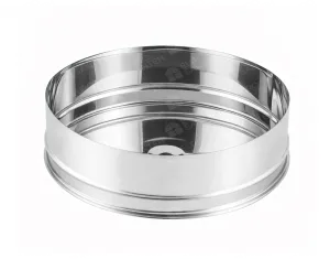 Dop de coș de fum cu evacuare a condensului și filet exterior SOLINOX Ø200 (inox 304/304)