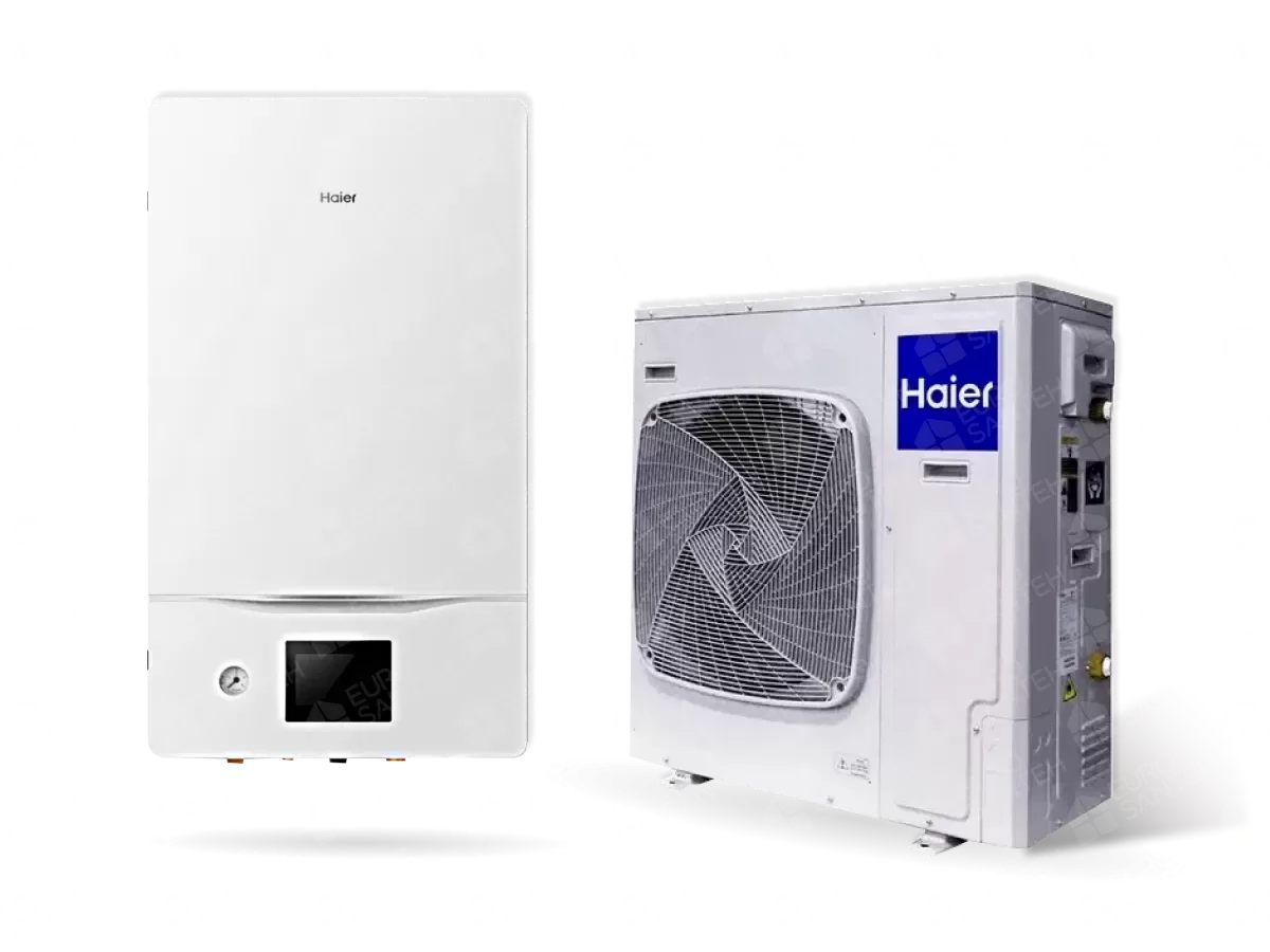 Heat pump air-water split system Haier Super Aqua AW102SNCHAHU102WAMNA+HW-WA101DBT