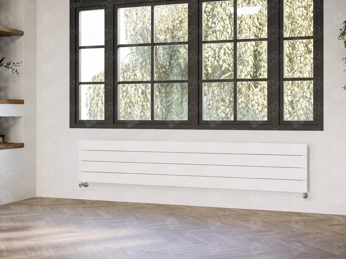ALUMINUM HORIZONTAL RADIATOR KALSEDON HRZ height 1600 mm. width 280 mm. white mat