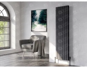 Designer radiator LOJIMAX ROYAL DOUBLE collection 1600x366 mm, Black