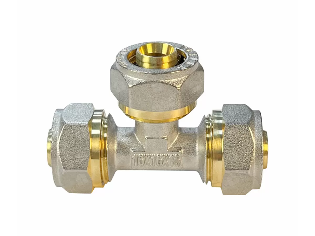 Teu pentru teava multistrat PEX-AL-PEX 16 mm.x 16 mm.x 16 mm. 