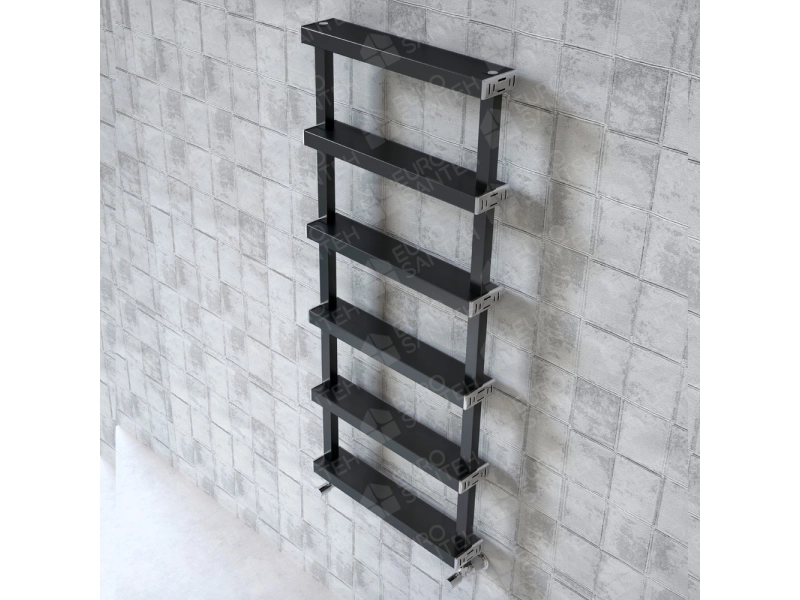 Design heated towel rail LOJIMAX, collection FABIO 600 mm. 1400 mm.