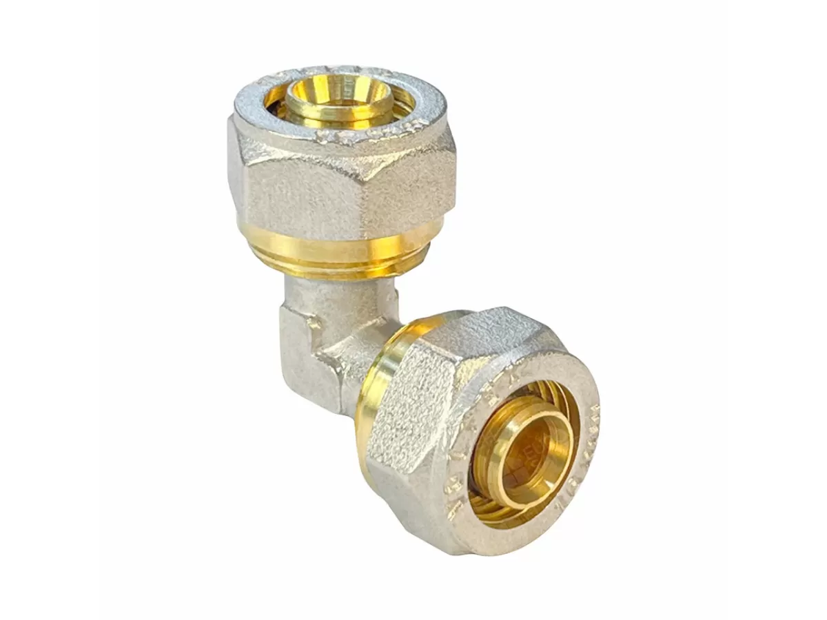 Cot conector pentru teava multistrat PEX-AL-PEX 26 mm.x 26 mm. 