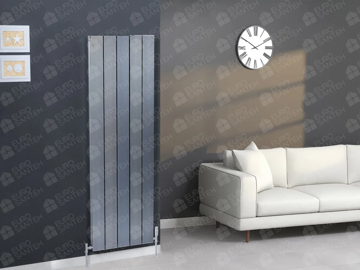 Calorifer decorativ LOJIMAX, colectia  KALSEDON DOUBLE высота 300 mm. ширина 280 mm. BLUE SATINE