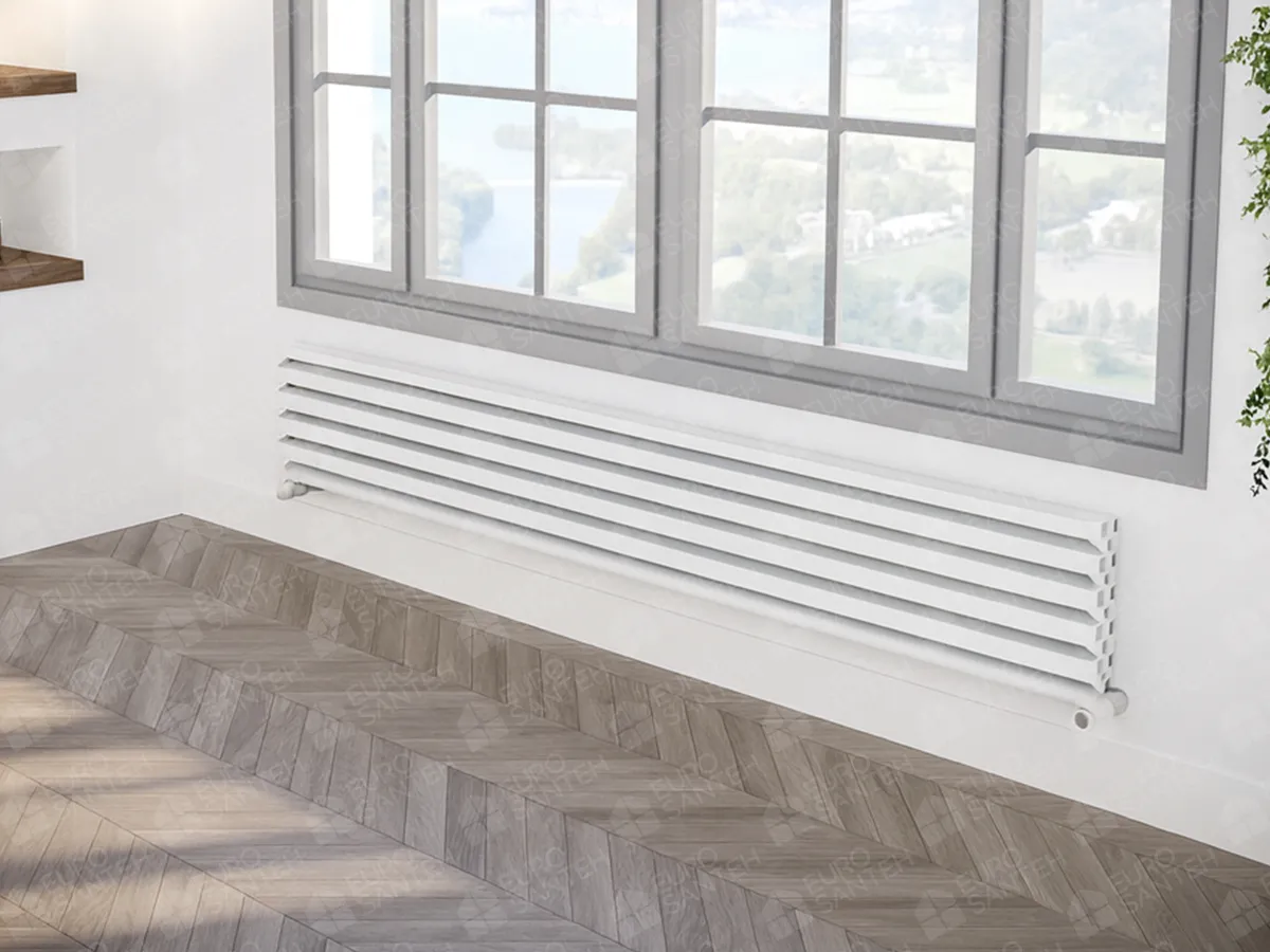 ALUMINUM HORIZONTAL RADIATOR LAPIS HRZ inaltimea 1800 mm. latimea 311 mm. alb mat