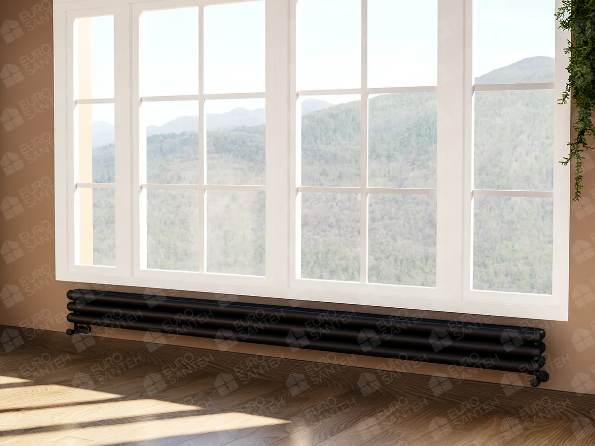 Дизайнерские радиаторы LOJIMAX, коллекция RETRO PLUS HRZ, белый матовый