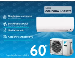 Air conditioner DAIKIN Inverter R32 COMFORA FTXP60N+RXP60N A++