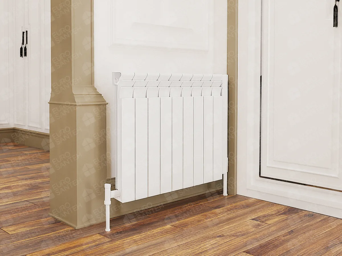Designer radiator LOJIMAX, collection  BESTO height 500 mm. width 588 mm. black mat