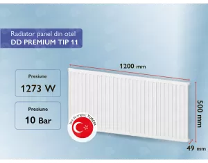 Steel panel radiator DD PREMIUM TIP 11 500x1200