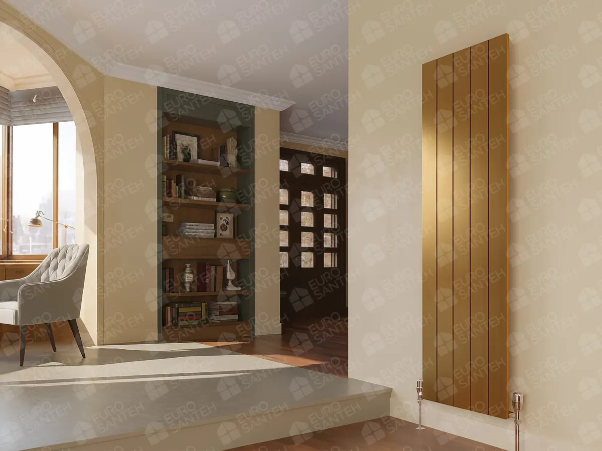 Calorifer decorativ LOJIMAX, colectia  KALSEDON высота 300 mm. ширина 280 mm. COPPER SATINE