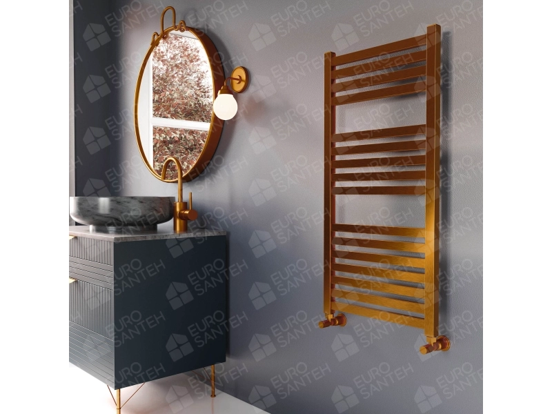 Design heated towel rail LOJIMAX, collection PERLA 400 mm. 1200 mm.