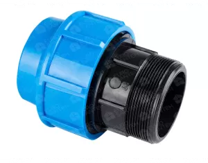 Compression adapter PN 6 bar, d. 90 x 4 (male)