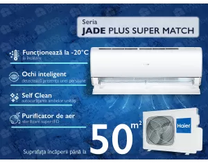 Air conditioner HAIER JADE Plus DC Inverter Super Match AS50S2SJ1FA-3-1U50JECFRA-4