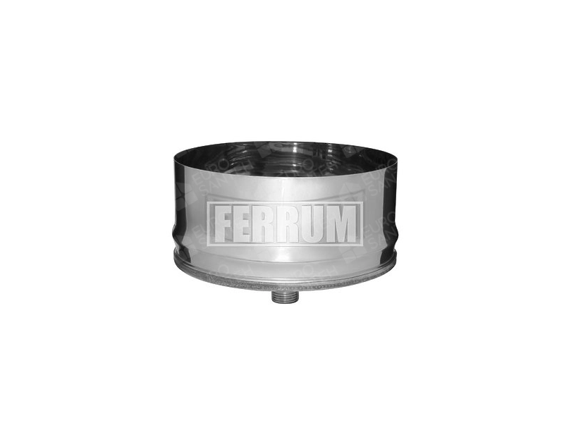 Dop cu colector de condens FERRUM d.200 mm (inox 430/0,5 mm)