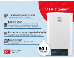 Boiler electric DemirDokum DT4 Titanium B80