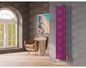 Designer radiator LOJIMAX BELLA collection 1800x404 mm, RAL 4006