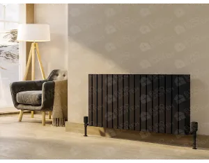 Calorifere decorativ LOJIMAX, colectia LAPIS, negru mat