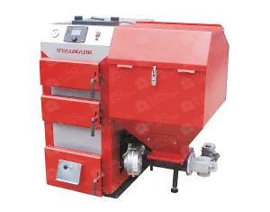 Cazan pe combustibil solid cu incarcare automata STALMARK PIONIER 32 kW