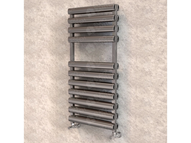 Design heated towel rail LOJIMAX, collection TALIA DOUBLE 400 mm. 950 mm.