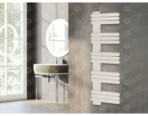 LOJIMAX designer towel warmers, 	NUMMO collection, Lemon gloss