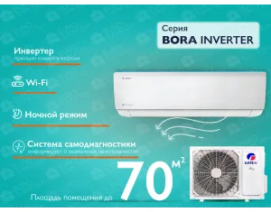 Кондиционер GREE BORA R32 Inverter GWH24AAD-24000 BTU