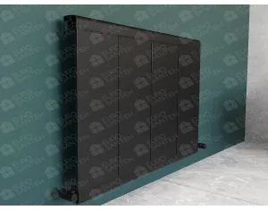 Calorifere decorativ LOJIMAX, colectia NISH LINE, negru mat
