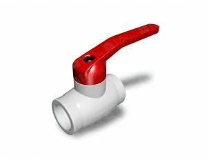 Ball valve made of polypropylene (PPR) d.63