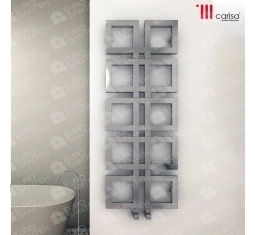 Дизайнерский полотенцесушитель из нержавейки Carisa KNIGHT