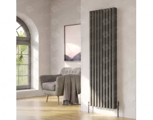 Designer radiator LOJIMAX, collection  VOLE height 200 mm. width 1212 mm. white mat